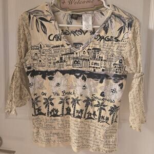 Totally unique artsy/boho top by Bila!